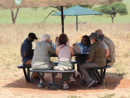 Picnic lunch on the safari in Tarangire Game Park